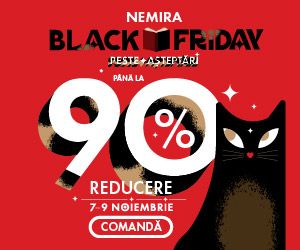 Black Friday Nemira! Până la 90% reducere